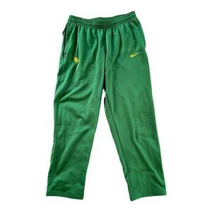 Baylor Bears Nike Dri Fit Green Warm Up Pants Size XL Team Issued Big 12